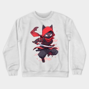 Ninja Shinobi Cat Hero Crewneck Sweatshirt